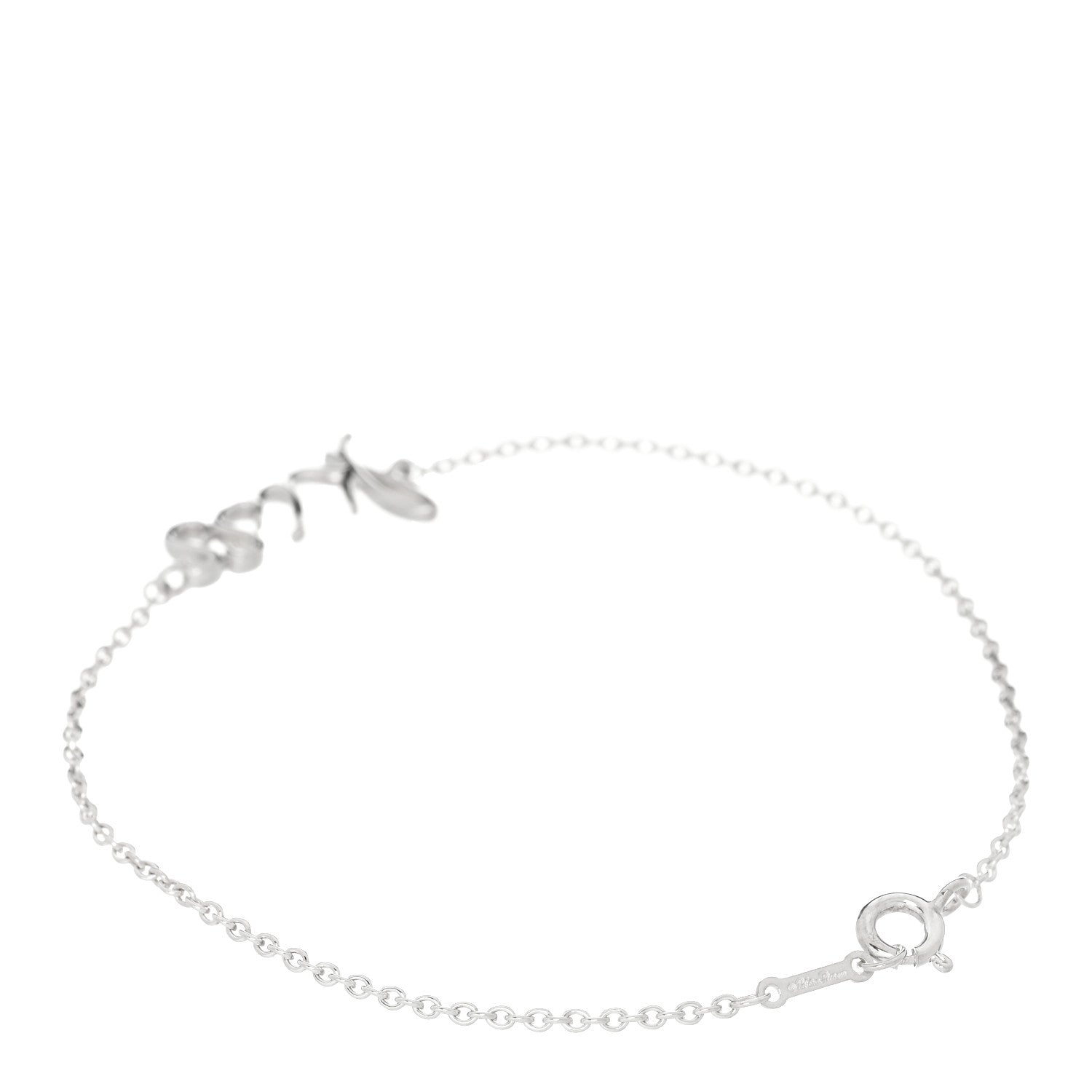Tiffany Sterling Silver Paloma Picasso Graffiti Kiss Bracelet 2 of 4