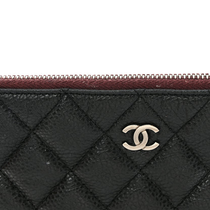 Chanel Lambskin Quilted Cosmetic Case Black 11 of 12
