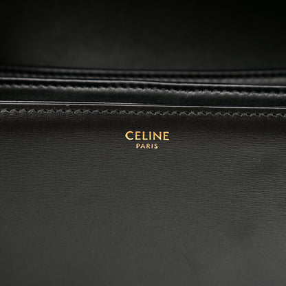 Celine Shiny Calfskin Medium Triomphe Black 6 of 12