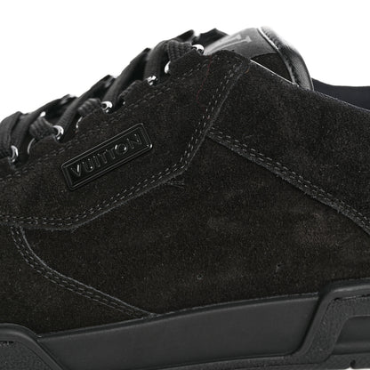 Louis Vuitton Suede Mens LV Trainer Sneakers 9 Black 14 of 14