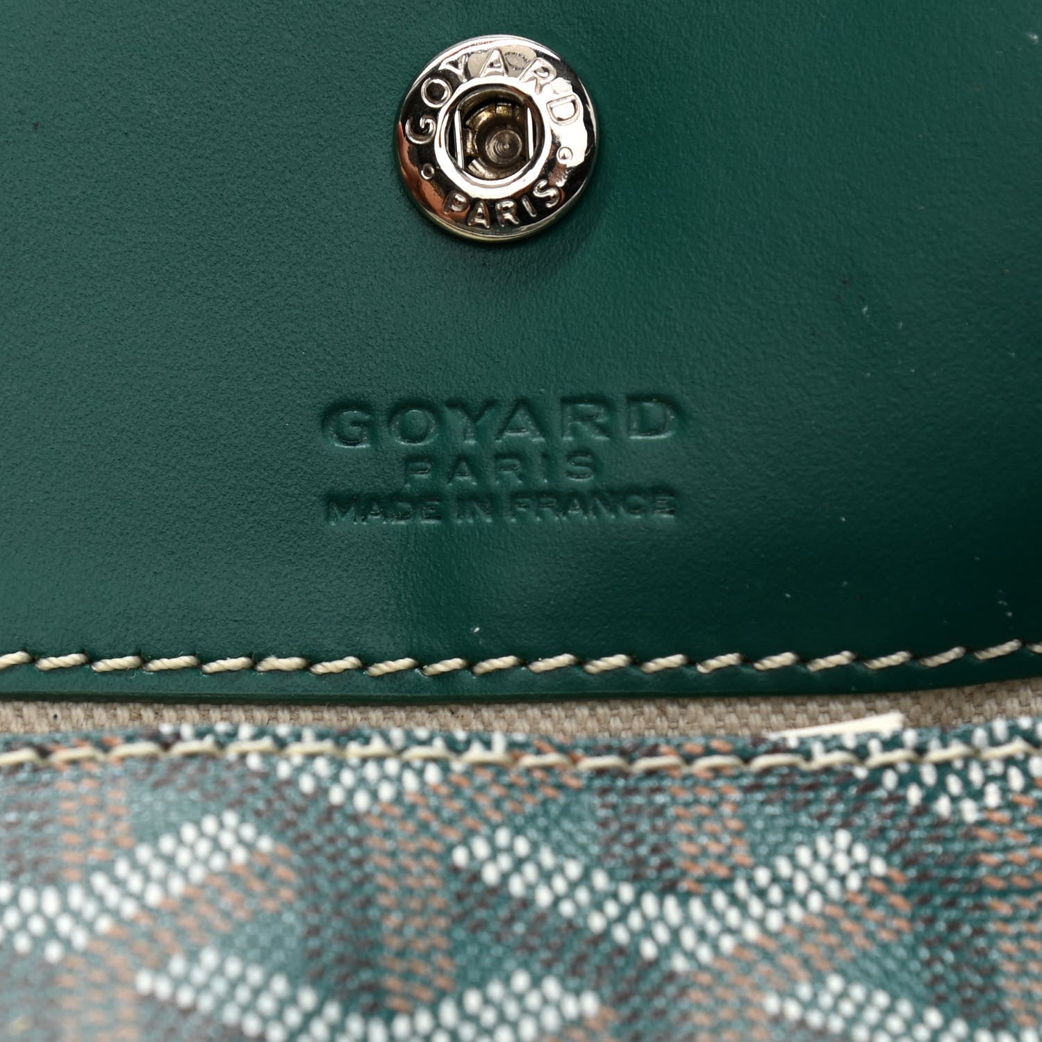 Goyard Goyardine Saint Louis GM Green 7 of 12