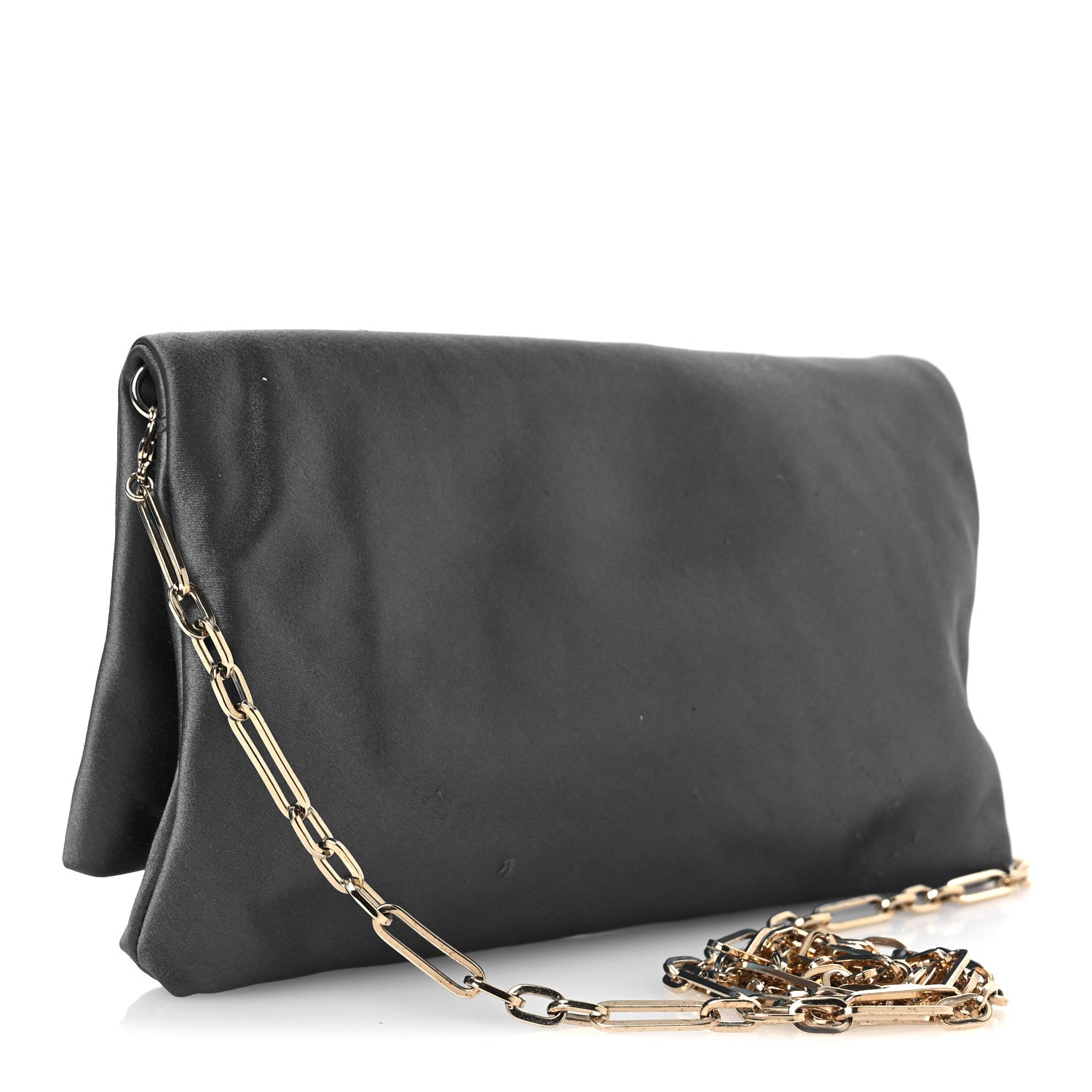 Jimmy Choo Satin Crystal Titania Clutch Blue 3 of 12