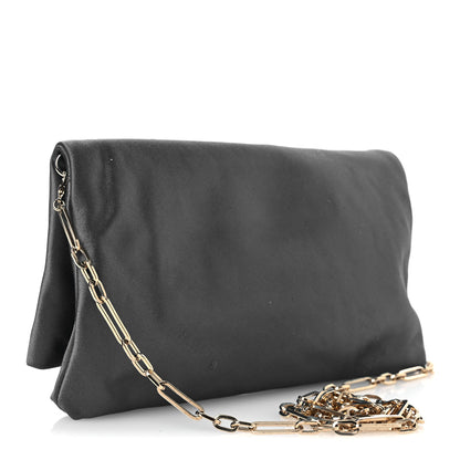 Jimmy Choo Satin Crystal Titania Clutch Blue 3 of 12