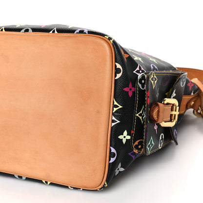 Louis Vuitton Monogram Multicolor Petit Noe Black 7 of 8
