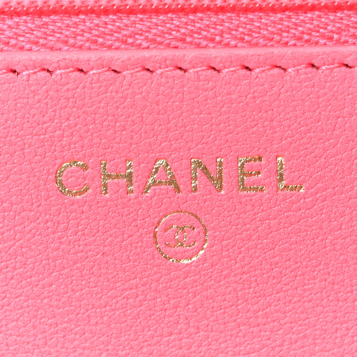 Chanel Caviar Quilted Sweetheart Wallet On Chain WOC Fuchsia 6 of 12