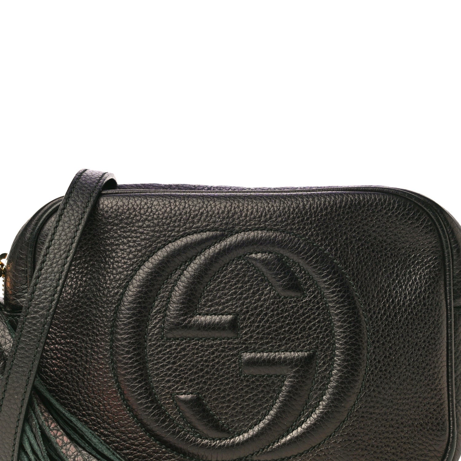 Gucci Pebbled Calfskin Small Soho Disco Bag Black 9 of 14
