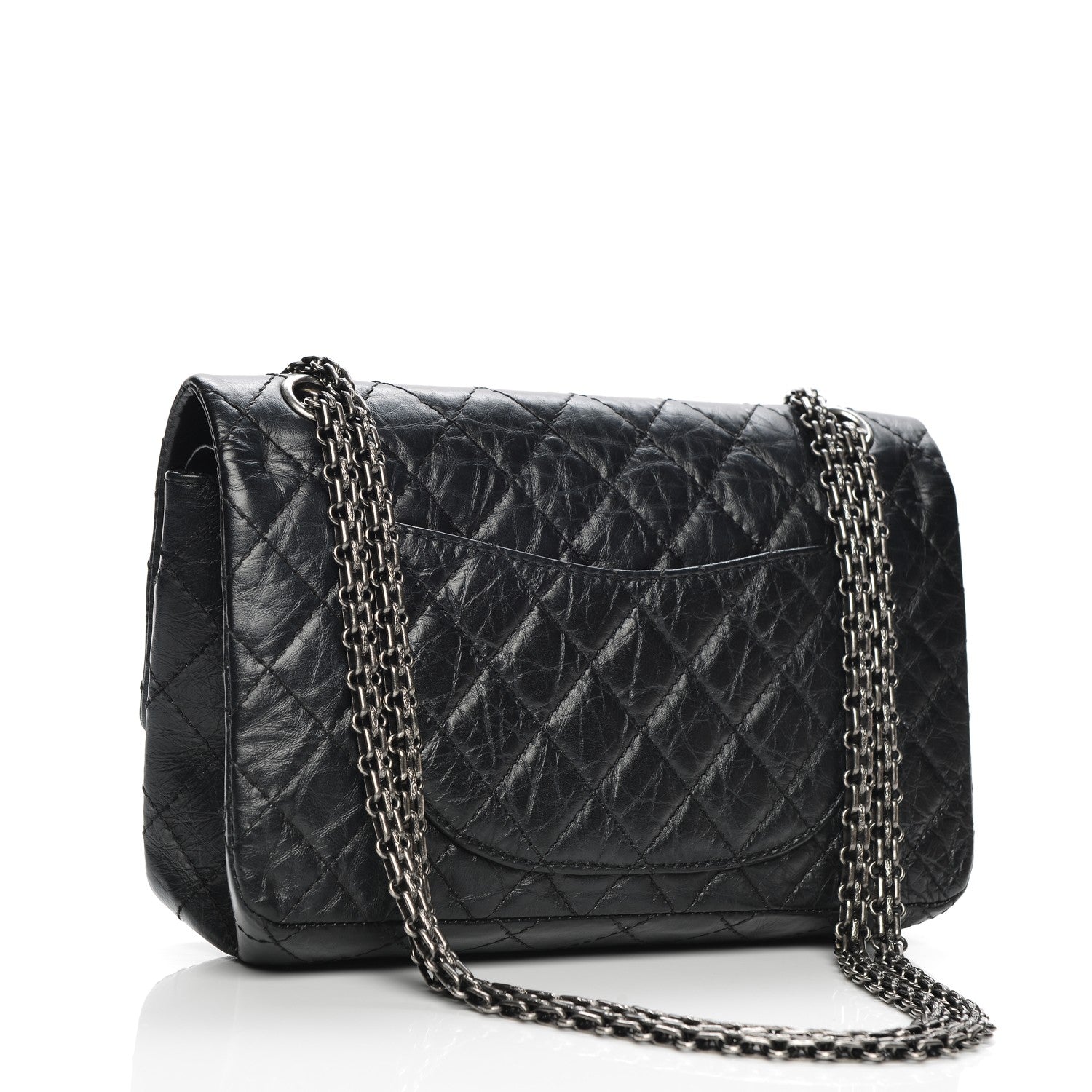 Chanel Aged Calfskin Lucky Charms 2.55 Reissue 225 Flap Black 3 of 9