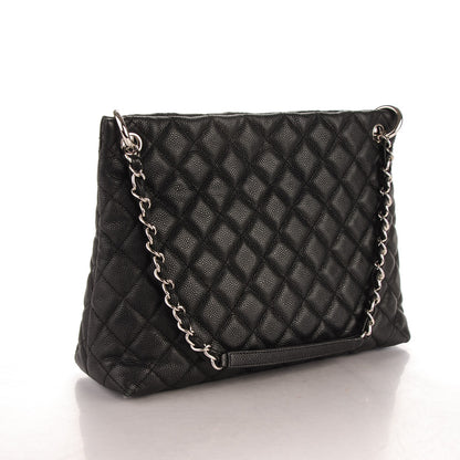 Chanel Caviar Quilted Easy Zip Tote Black 3 of 12