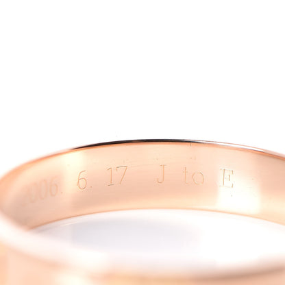 Gucci 18K Rose Gold 4mm Icon Band Ring 59.5 9 8 of 8