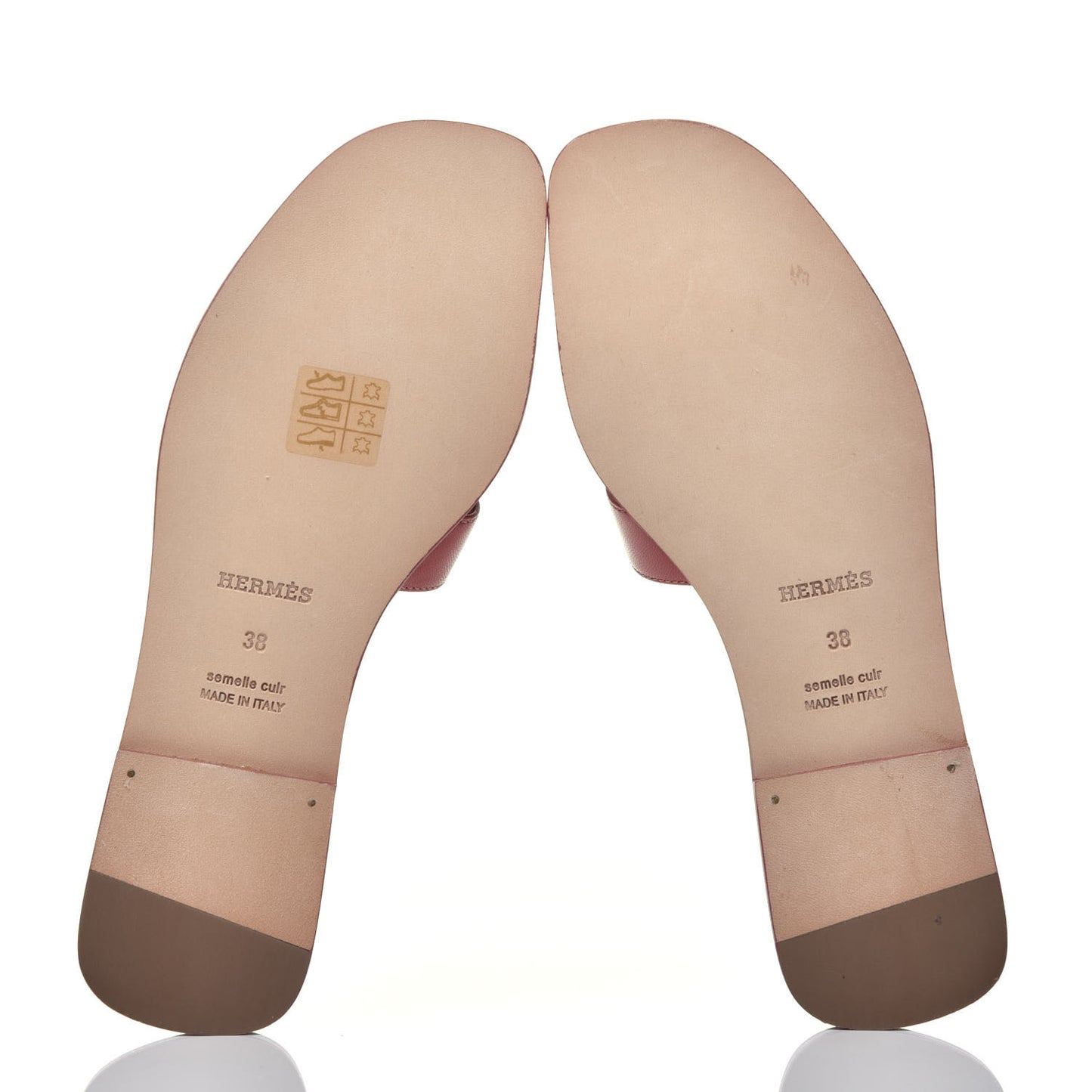 Goatskin Oran Sandals 38 Rouge Blush