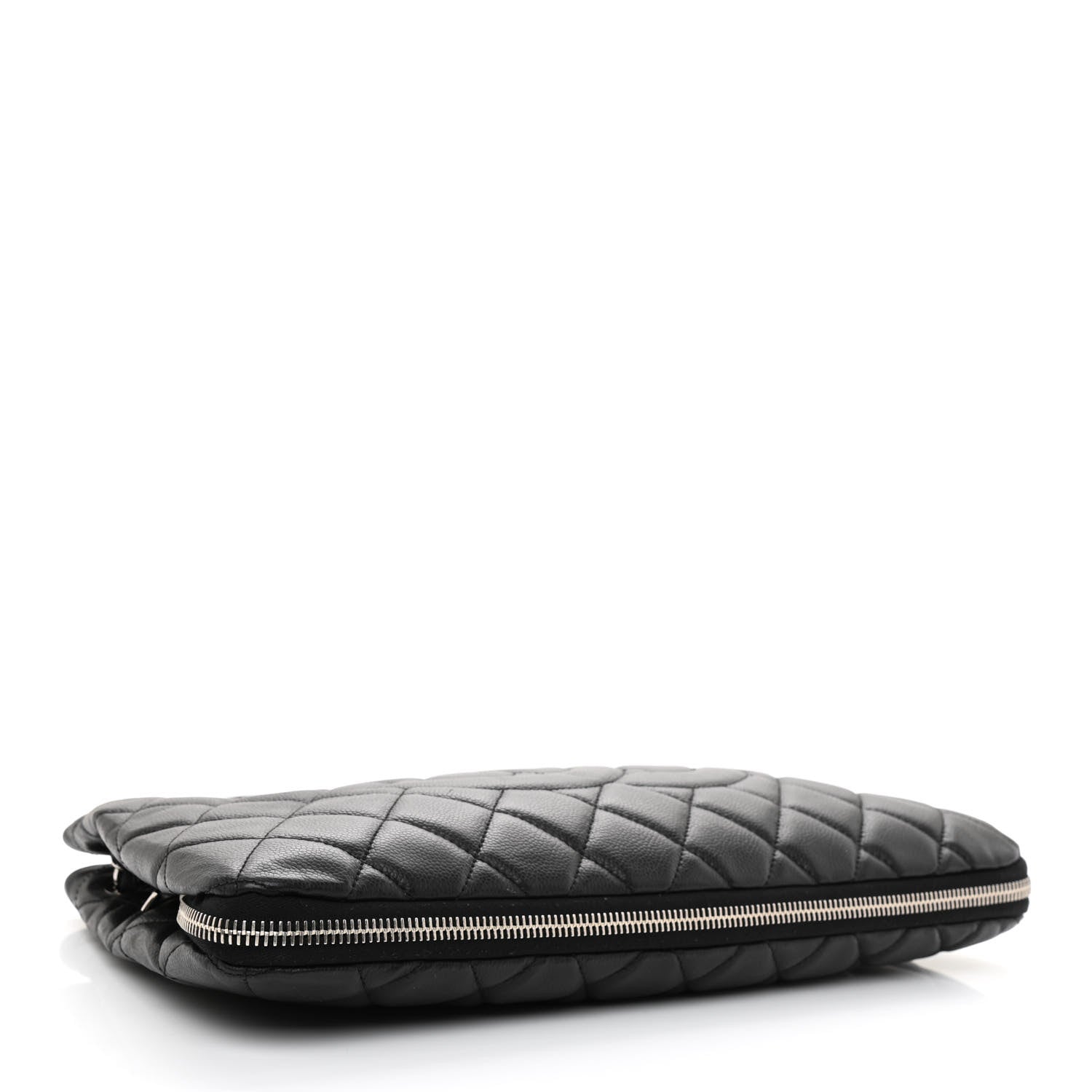 Chanel Caviar Quilted Expandable Zip Shoulder Bag Black 4 of 11