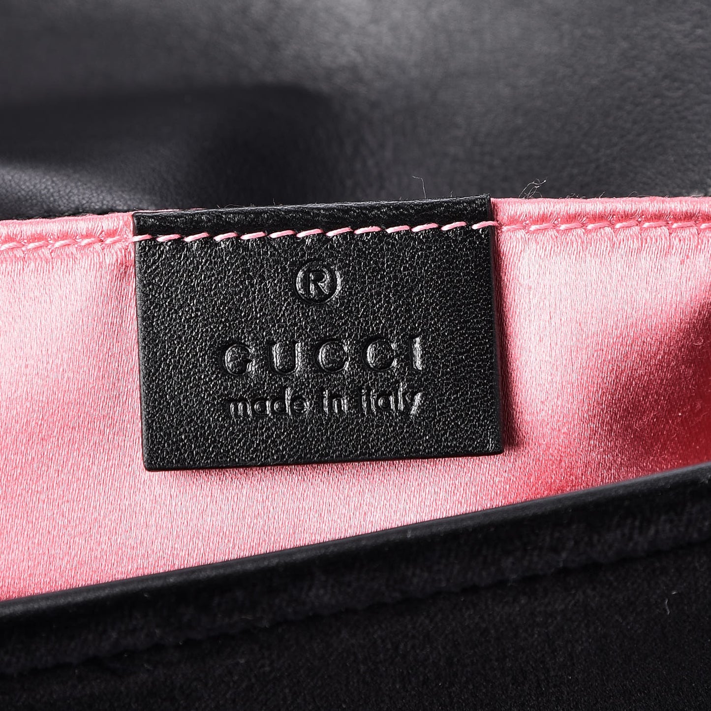 Velvet Matelasse Mini GG Marmont Shoulder Bag Black