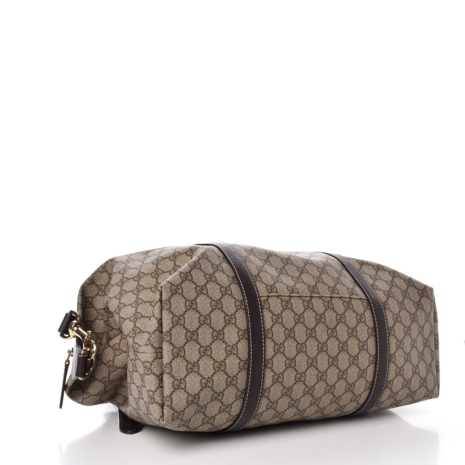 Gucci GG Plus Monogram Boston Carry On Duffle Bag Brown 5 of 8