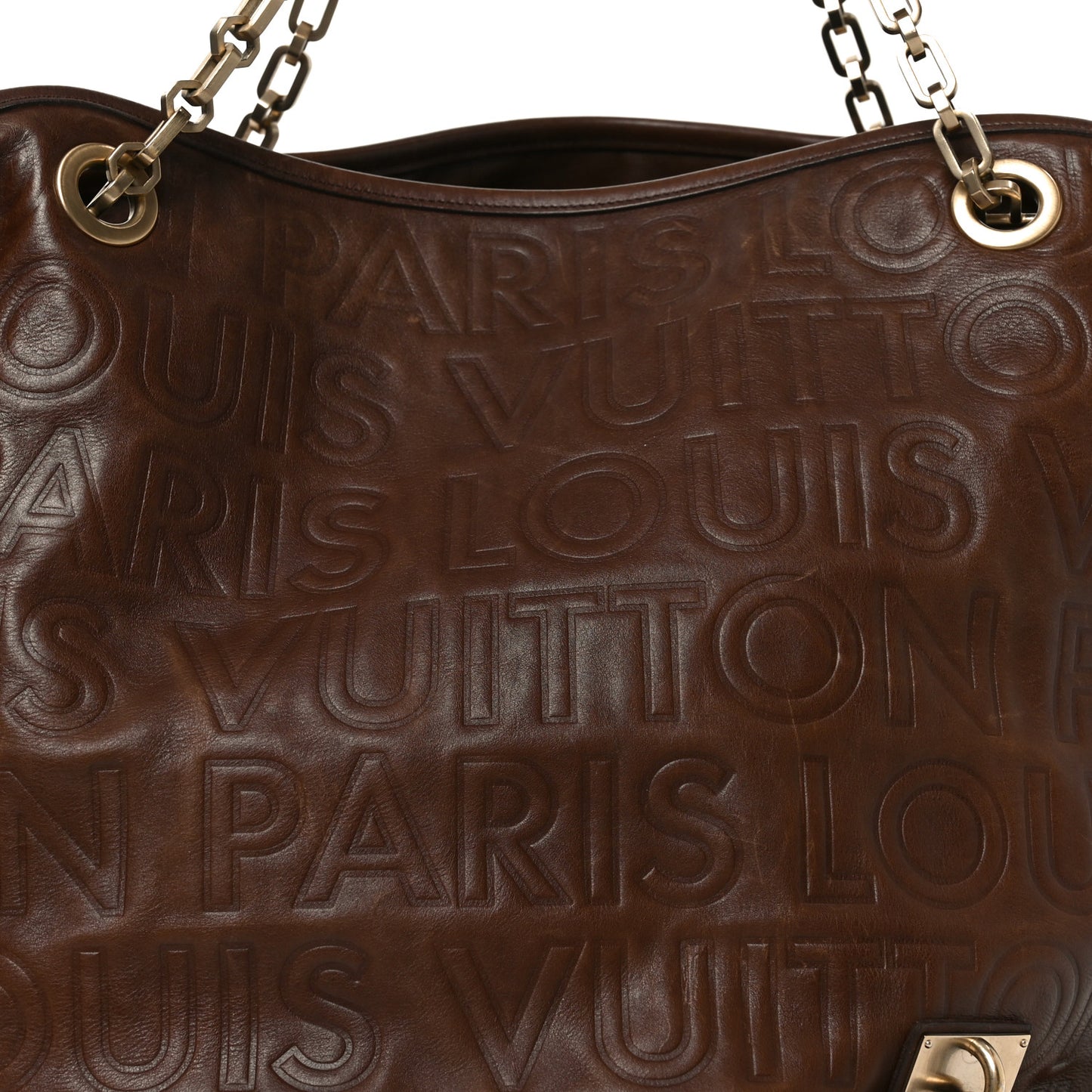 Monogram Paris Souple Whisper GM Chocolate