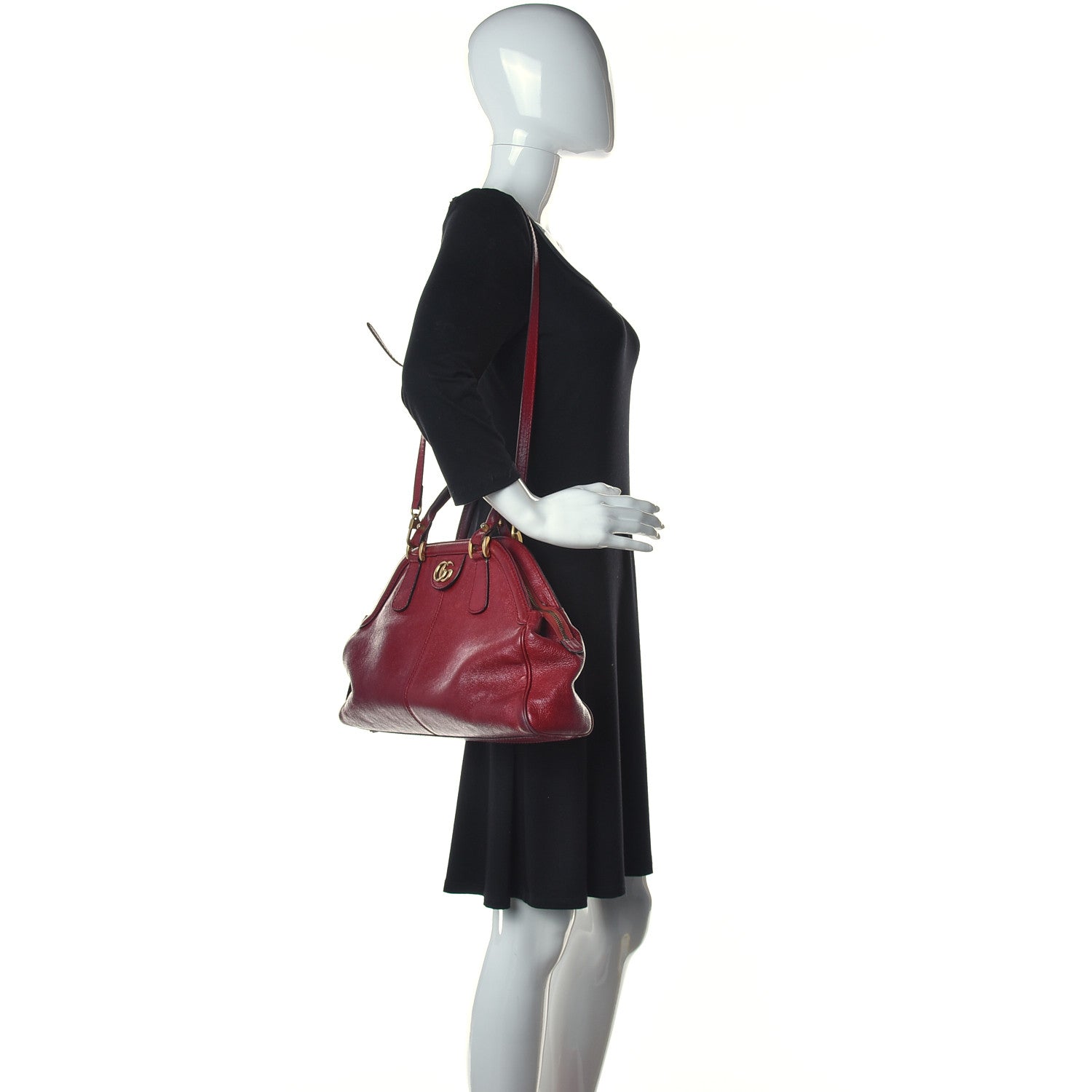 Gucci Piuma Lux Energy Medium Re(Belle) Top Handle Bag Romantic Cerise 3 of 37