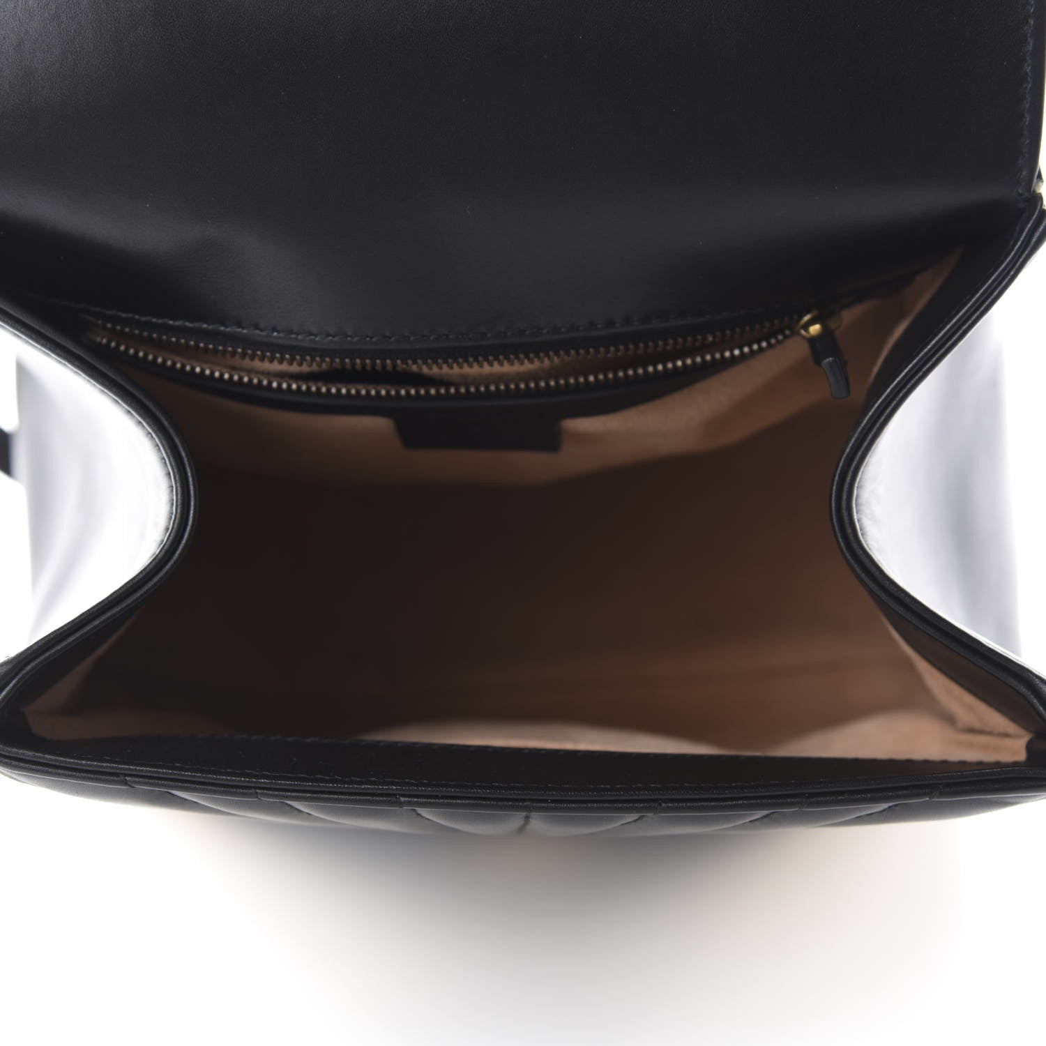Gucci Calfskin Bamboo Trapuntata Queen Margaret Backpack Mystic White Black 4 of 9