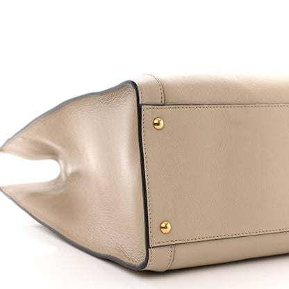 Gucci Wonka Grain Calfskin Medium Diana Tote Bag Oatmeal Vintage Green 9 of 12