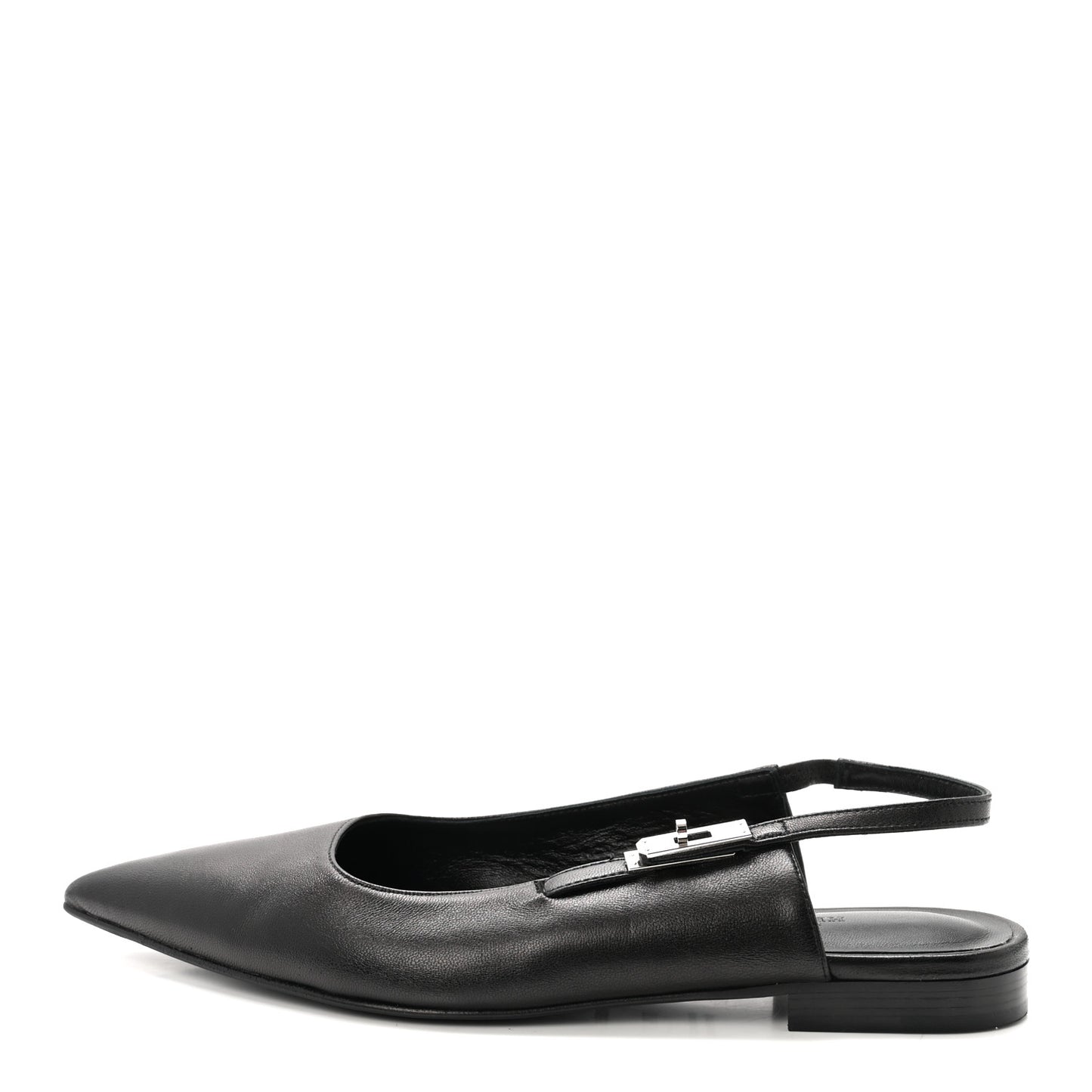 Nappa Lovely Slingback Flats 37.5 Black
