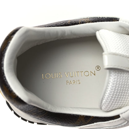 Louis Vuitton Calfskin Monogram Run Away Sneakers 38 White 7 of 8