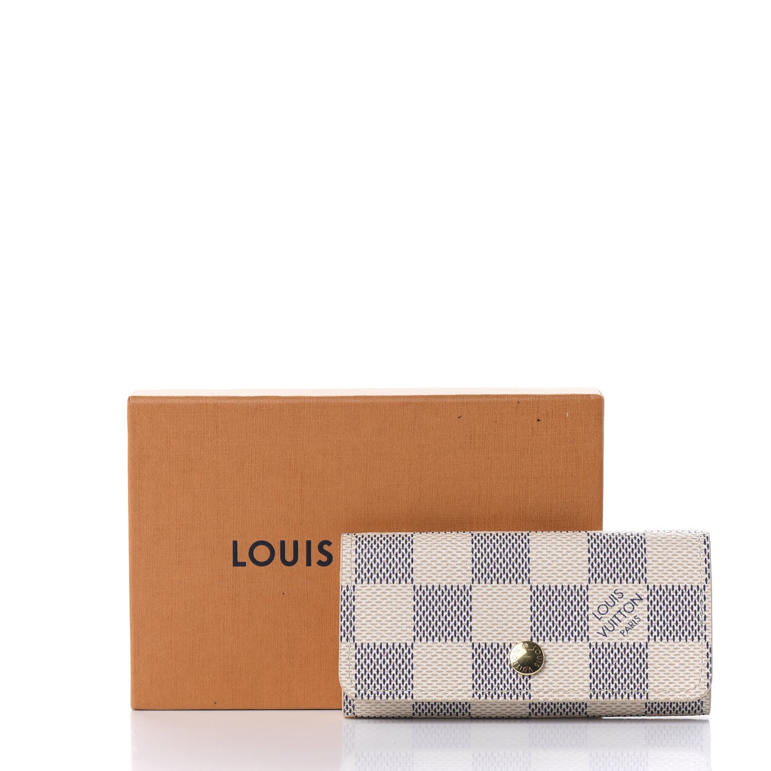 Louis Vuitton Damier Azur Multicles 4 Key Holder 8 of 8