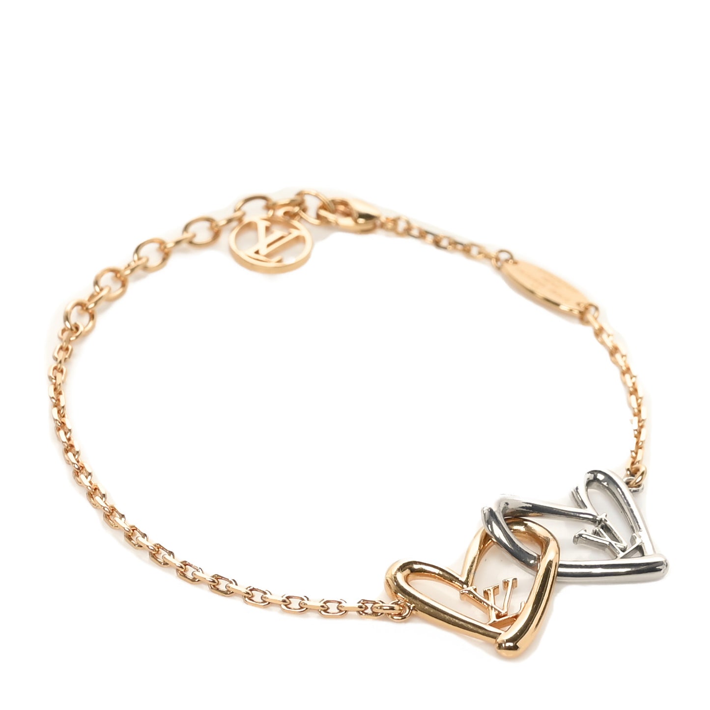 Metal Fall in Love Bracelet Gold Silver
