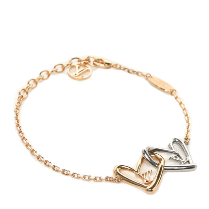 Louis Vuitton Metal Fall in Love Bracelet Gold Silver 1 of 6