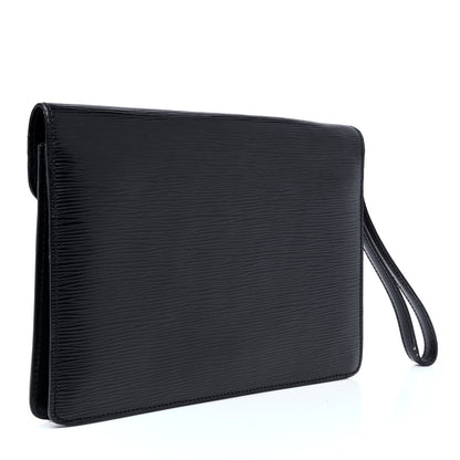 Louis Vuitton Epi Pochette Sellier Dragonne Clutch Black 2 of 6