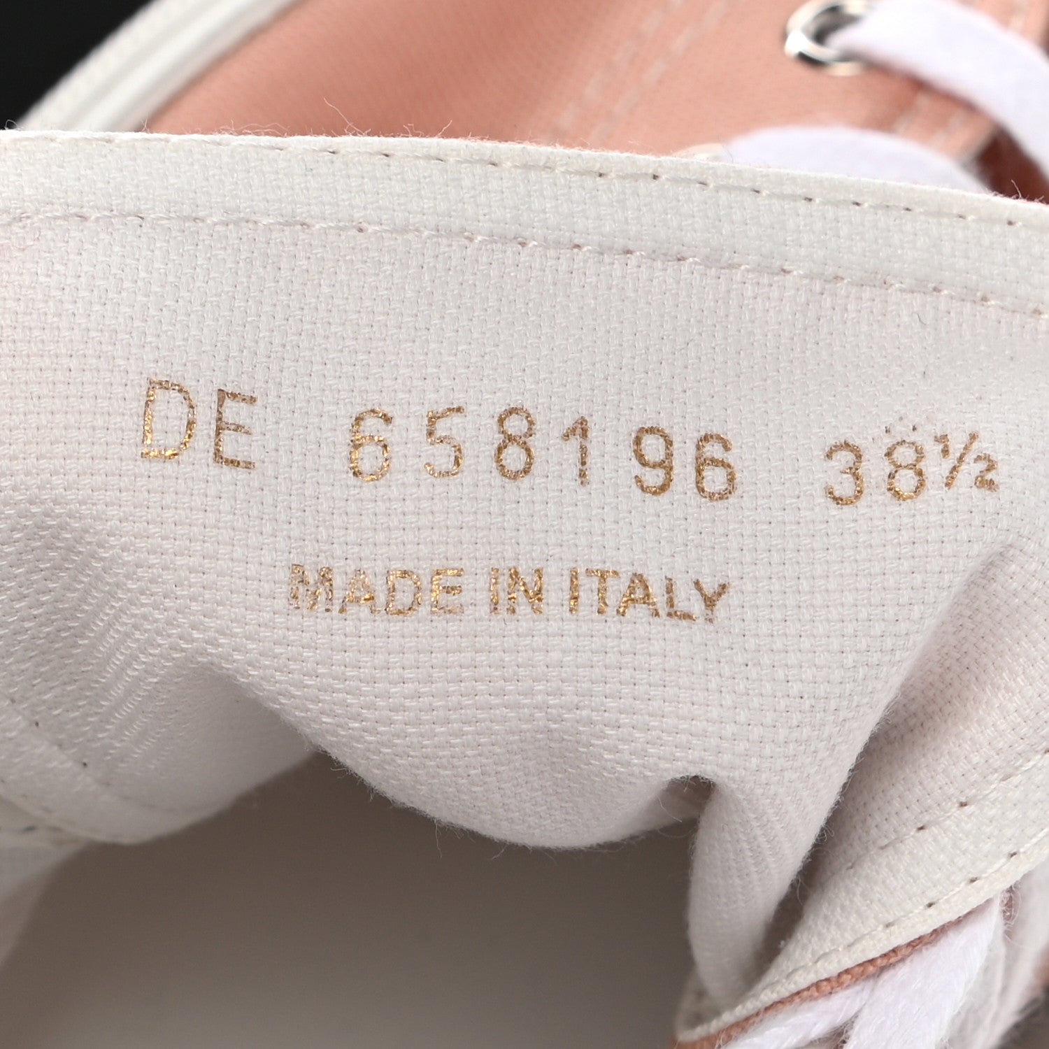 Saint Laurent Canvas Womens Malibu High Top Sneakers 38.5 Ballet Pink 8 of 9