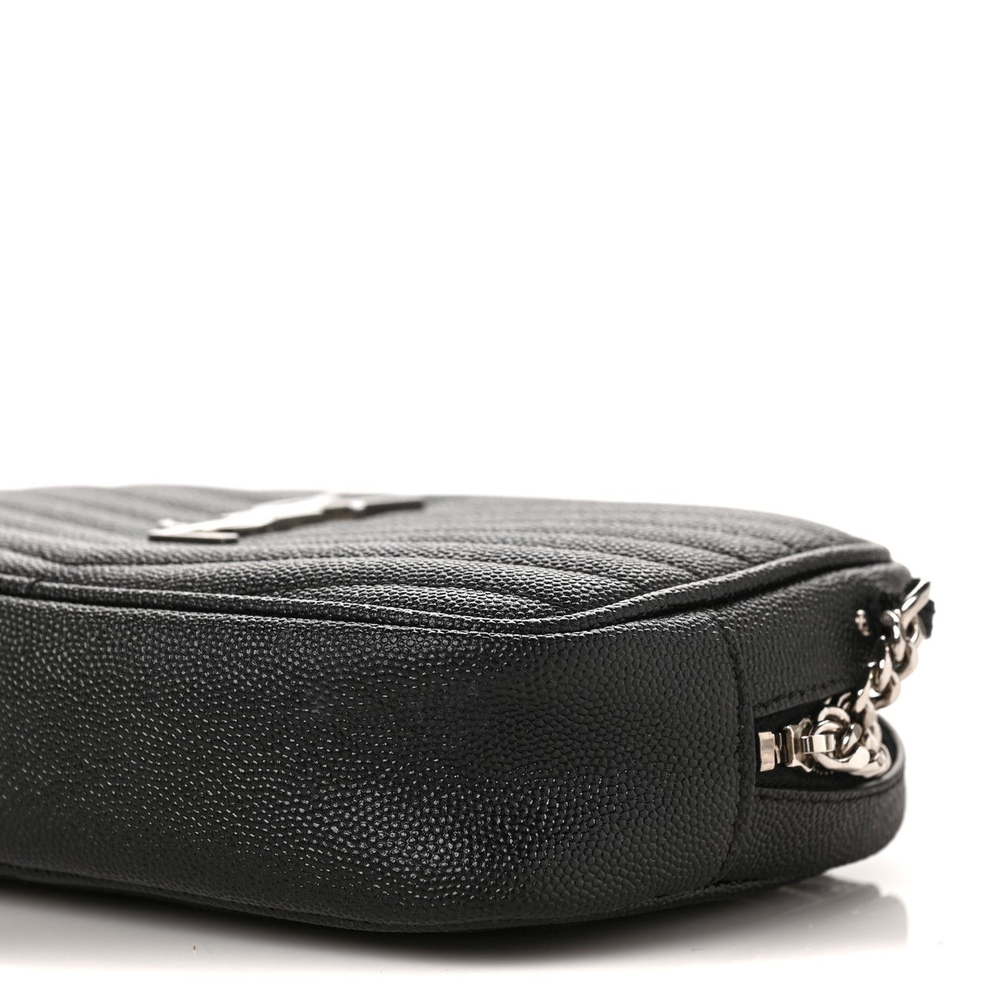 Grain De Poudre Matelasse Monogram Mini Lou Camera Bag Black