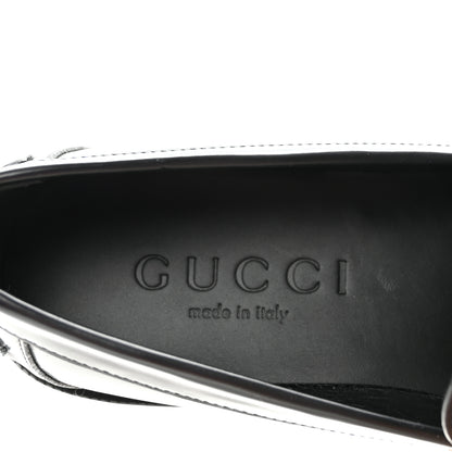 Gucci Calfskin Millennial Ribot Womens GG Loafers 38.5 Black 8 of 10