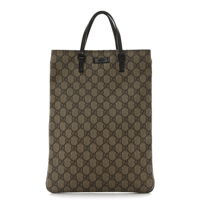 Gucci GG Plus Monogram Flat Vertical Tote Dark Brown 1 of 10
