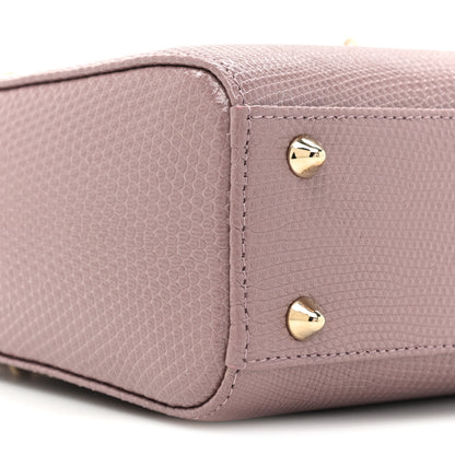 Christian Dior Lizard Small Lady Dior Peony Pink 9 of 13