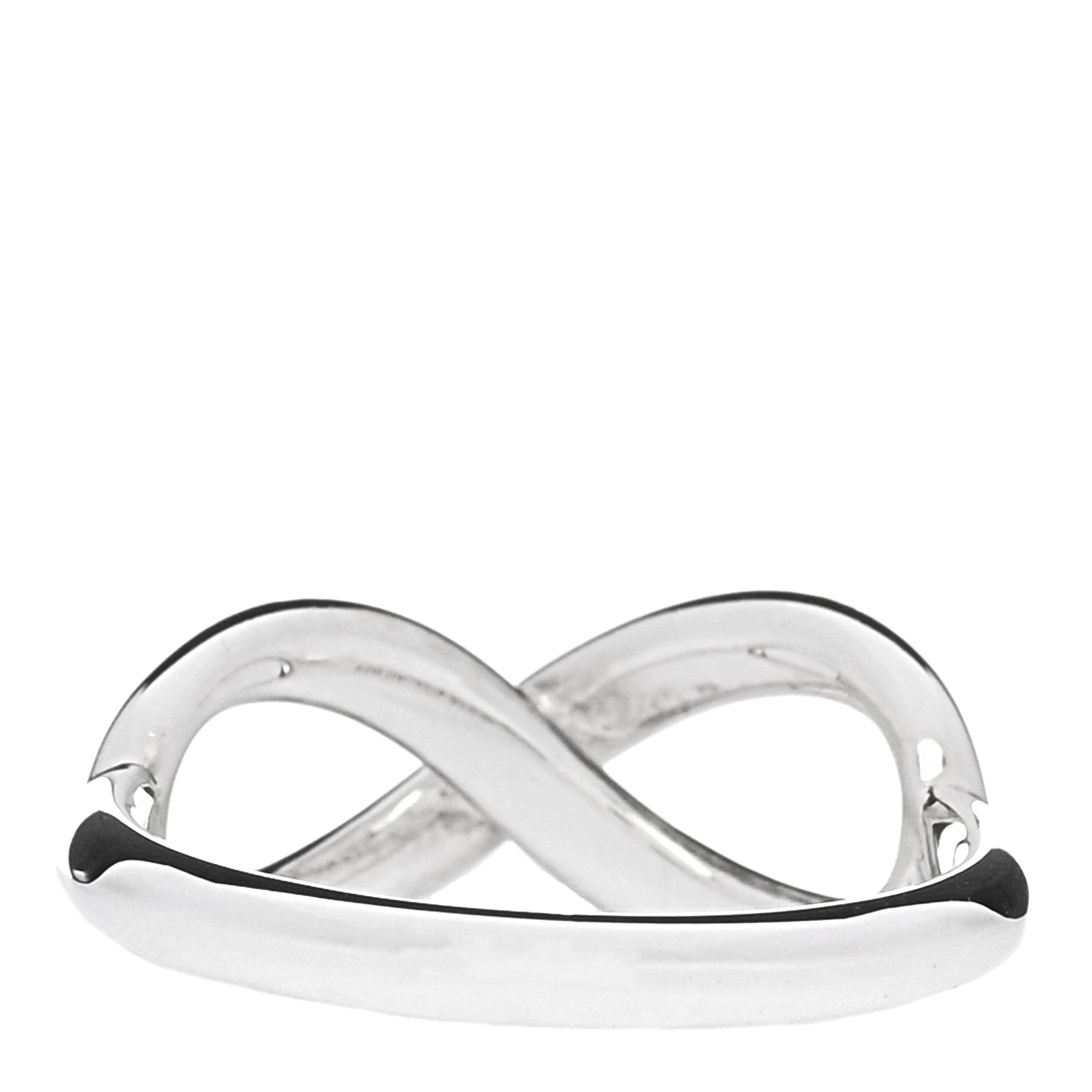 Tiffany Sterling Silver Infinity Ring 49 5 3 of 4