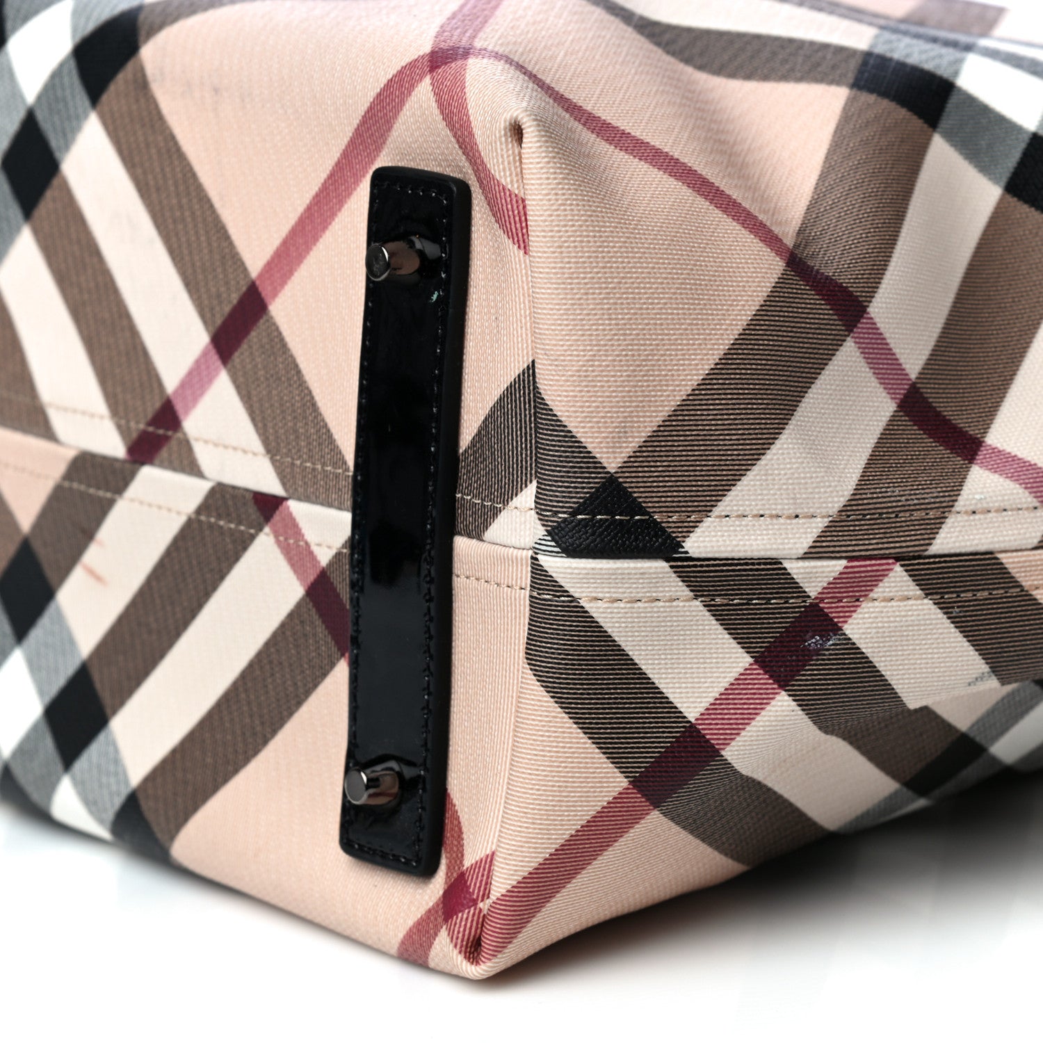 Burberry Nova Check Large Nickie Tote Black 9 of 31