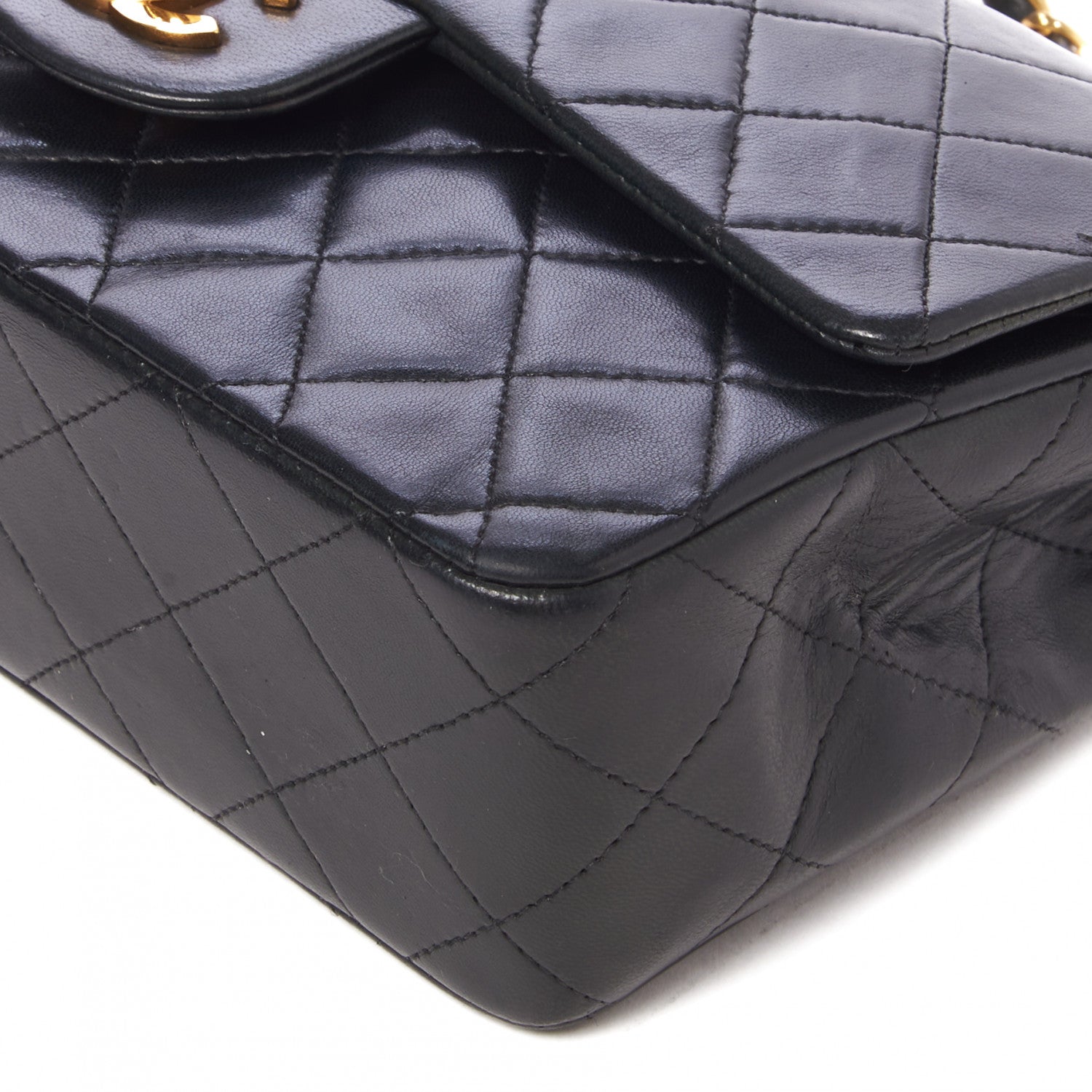 Chanel Lambskin Quilted Small Double Flap Black 5 of 9