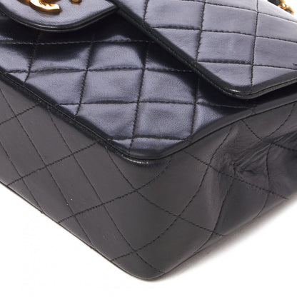 Chanel Lambskin Quilted Small Double Flap Black 5 of 9