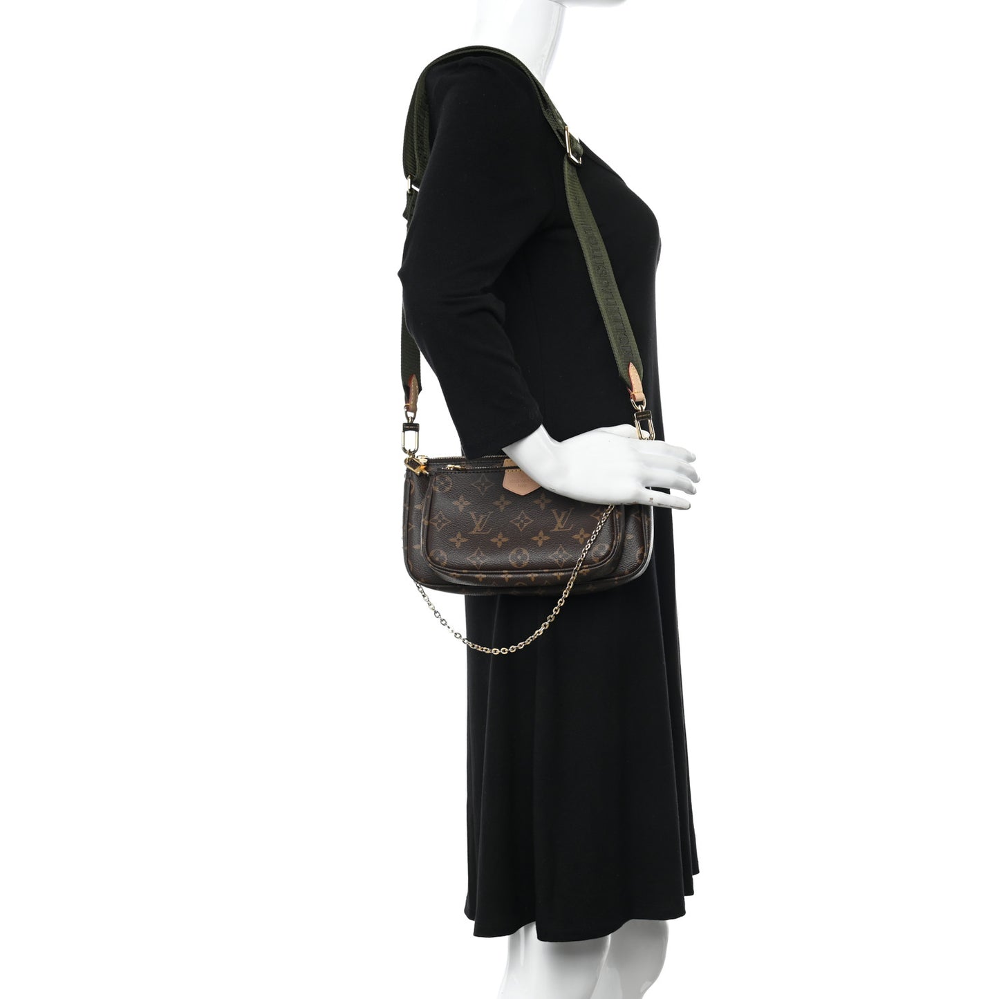 Monogram Multi Pochette Accessories Kaki