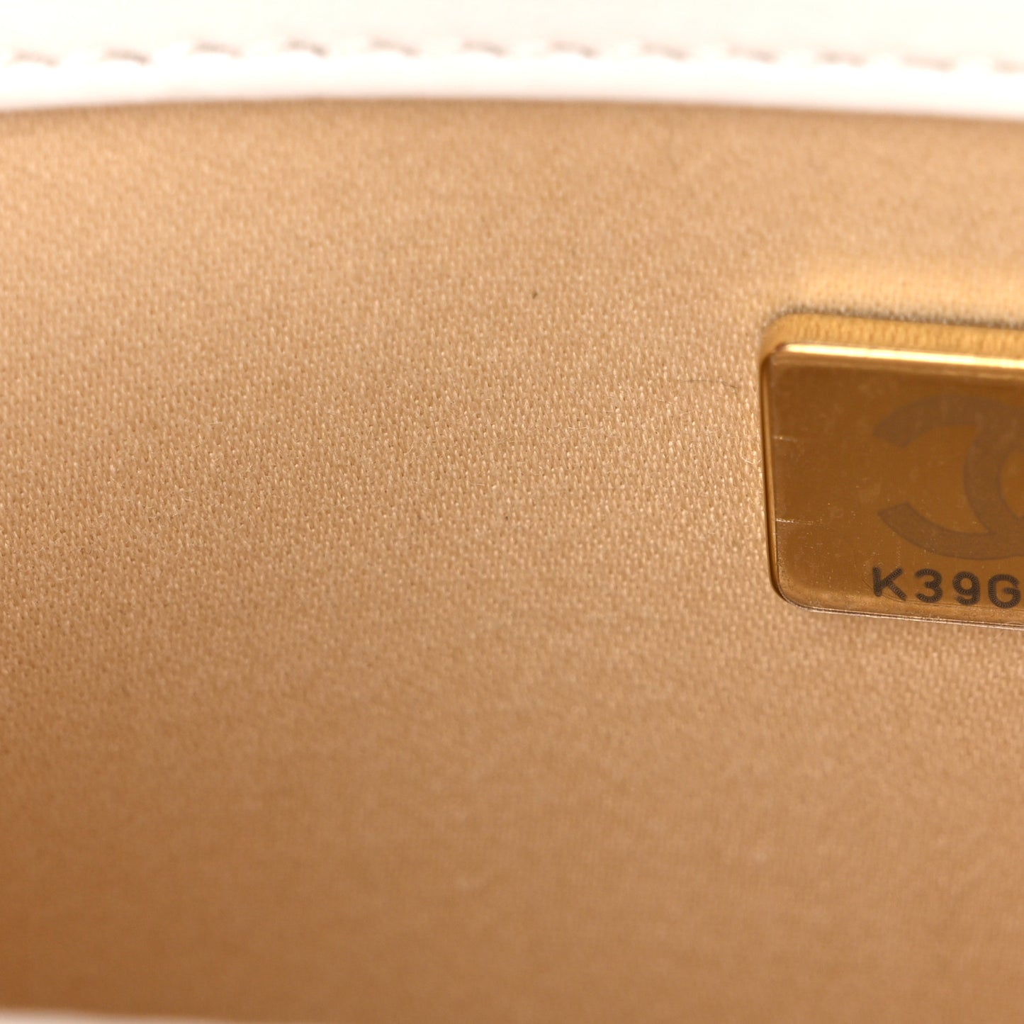 Raffia Lambskin Small Flap Bag Beige White