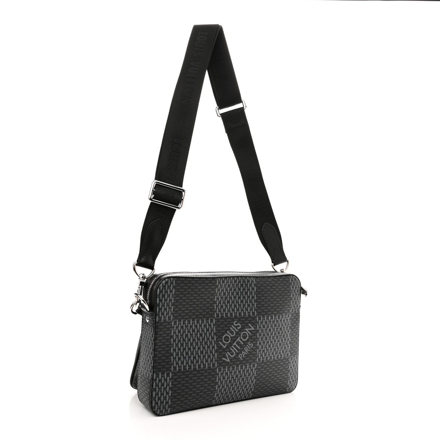 Damier Graphite 3D Trio Messenger