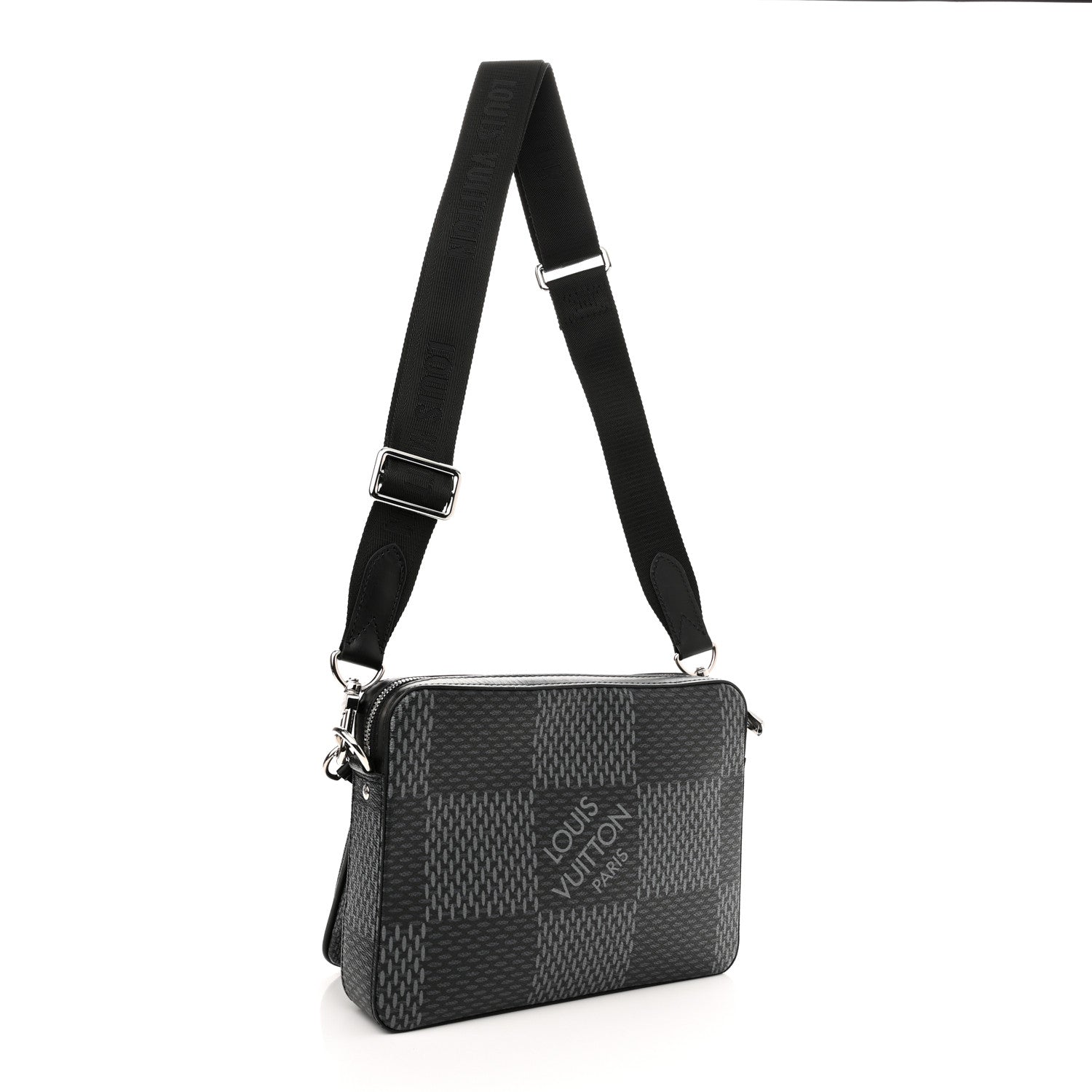 Louis Vuitton Damier Graphite 3D Trio Messenger 3 of 9