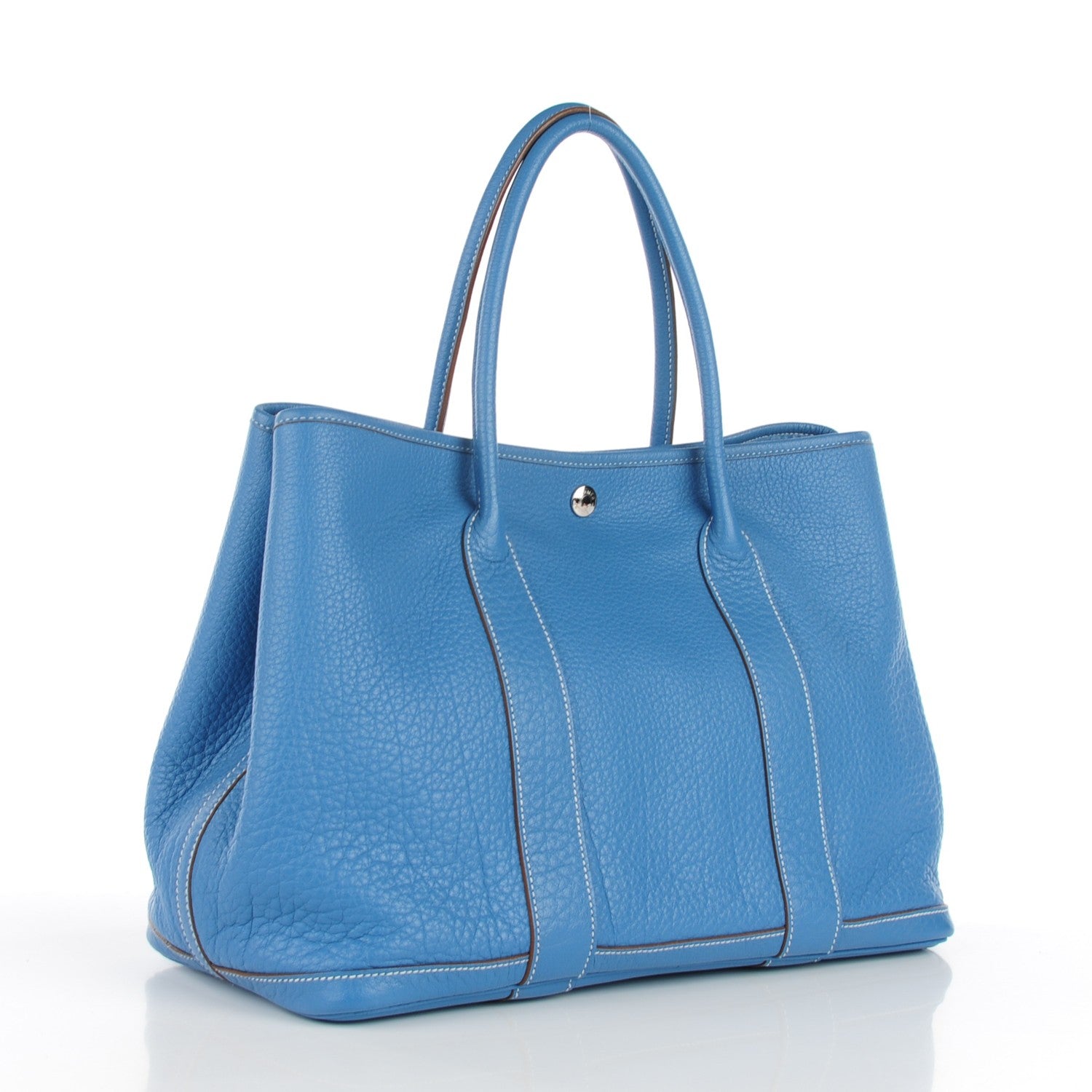 Hermes Negonda Garden Party Tote 36 MM Blue Jean 4 of 9