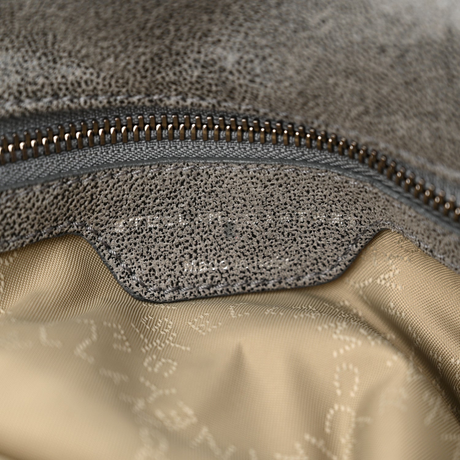 Stella McCartney Shaggy Deer Big Falabella Tote Grey 6 of 10