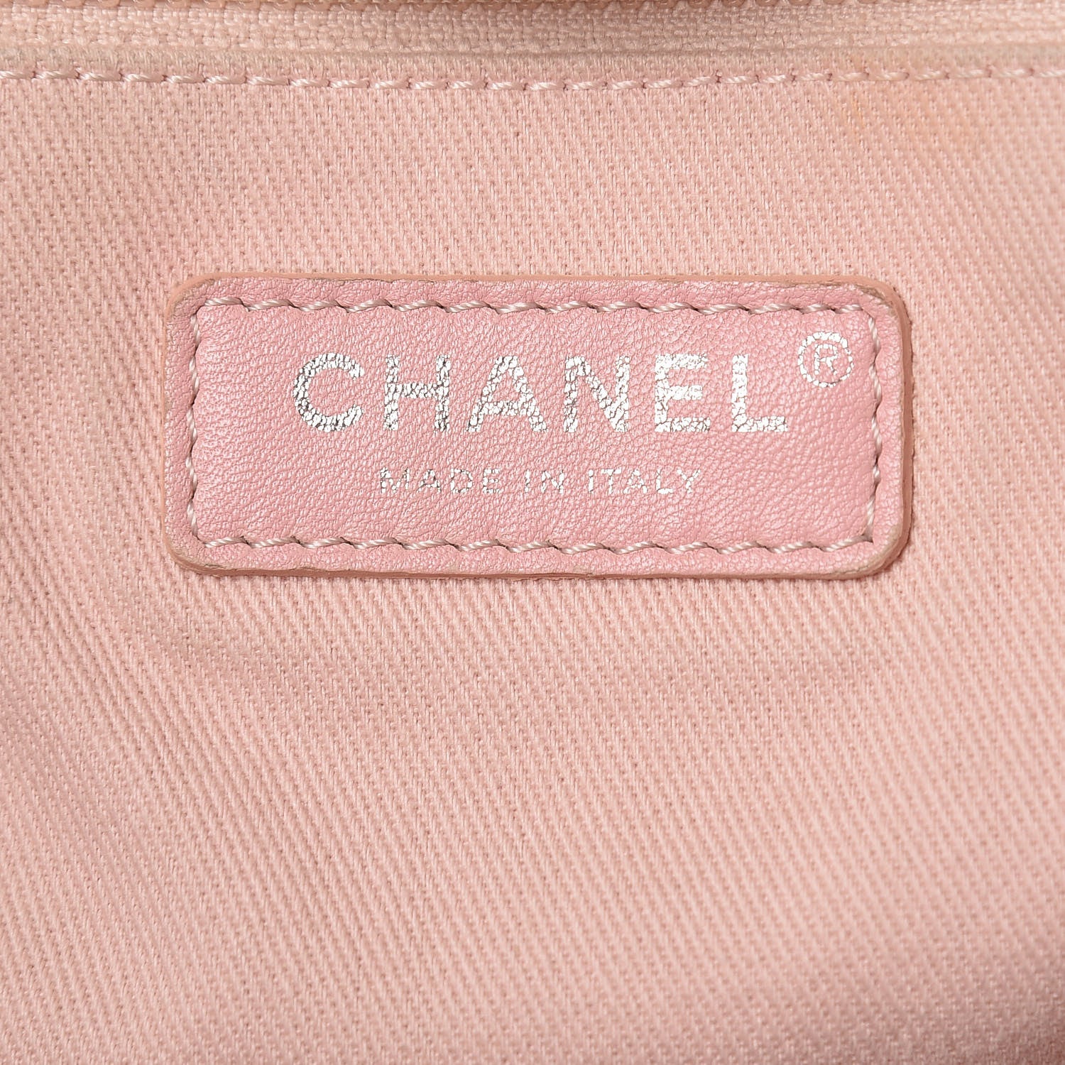 Chanel Canvas Large Deauville Tote Pink 6 of 20