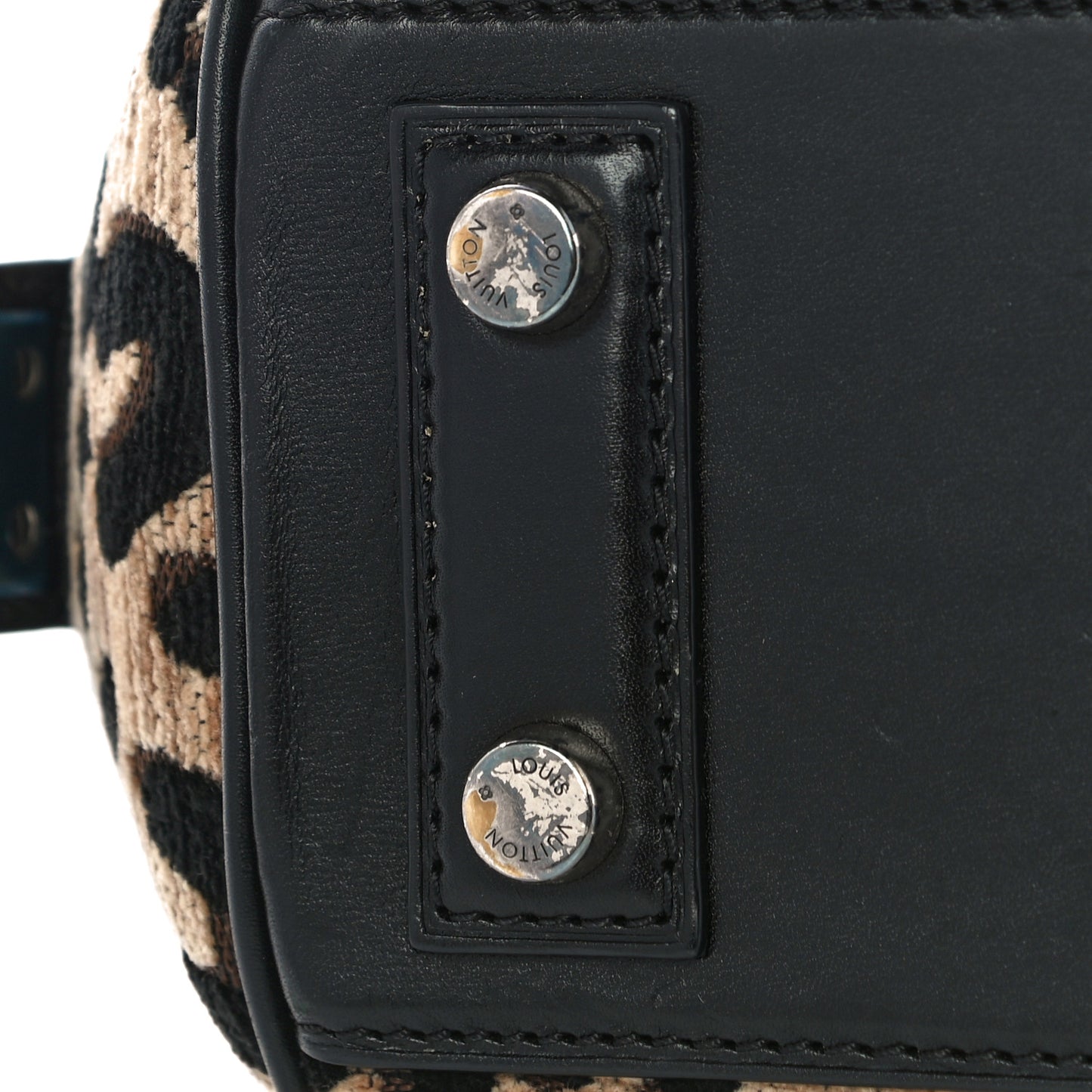 Jacquard Velvet Leopard Print Stephen Sprouse Baby Bag