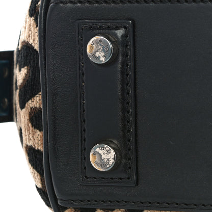 Louis Vuitton Jacquard Velvet Leopard Print Stephen Sprouse Baby Bag 11 of 13