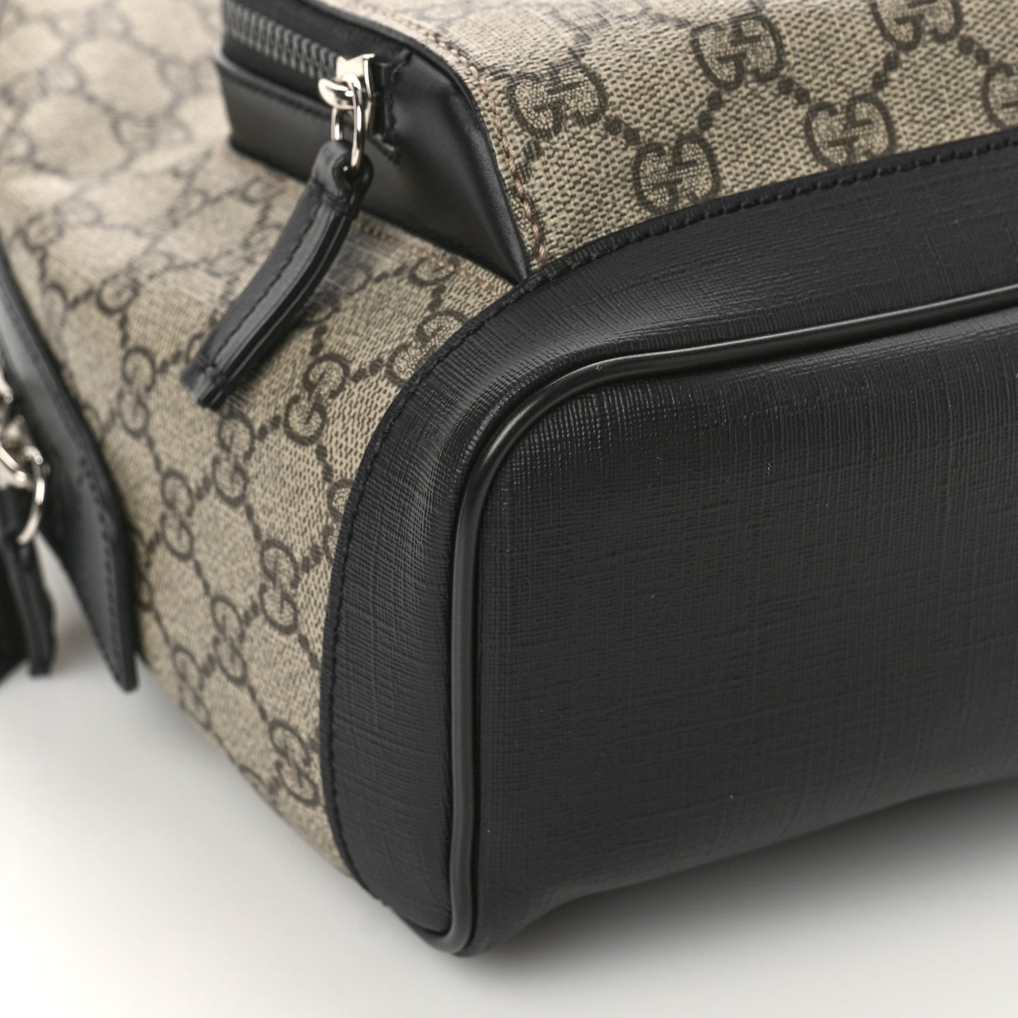 GG Supreme Monogram Small Eden Day Backpack Black