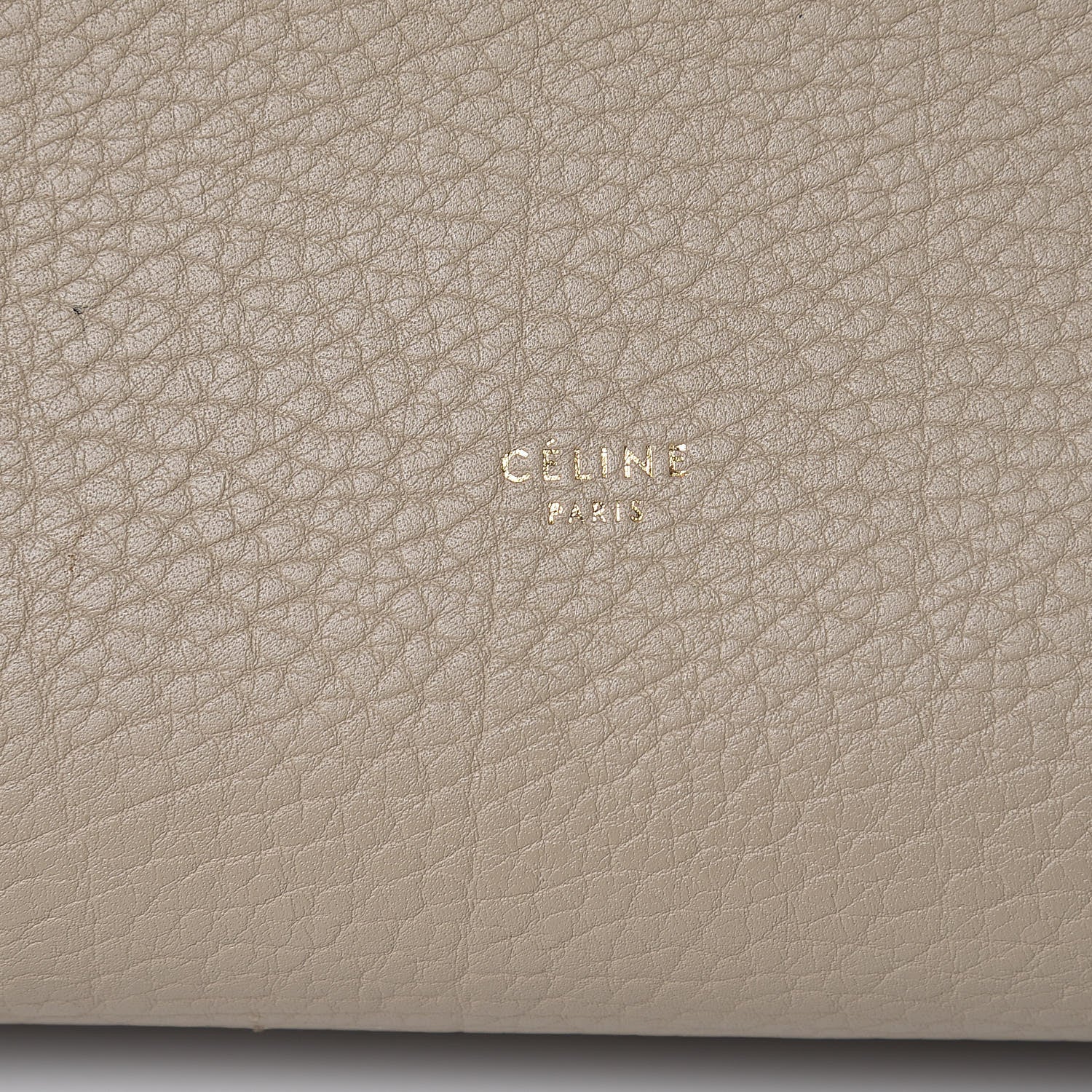Celine Crisped Calfskin Small Tie Knot Tote Light Taupe 7 of 15