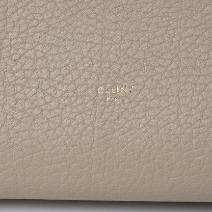Celine Crisped Calfskin Small Tie Knot Tote Light Taupe 7 of 15