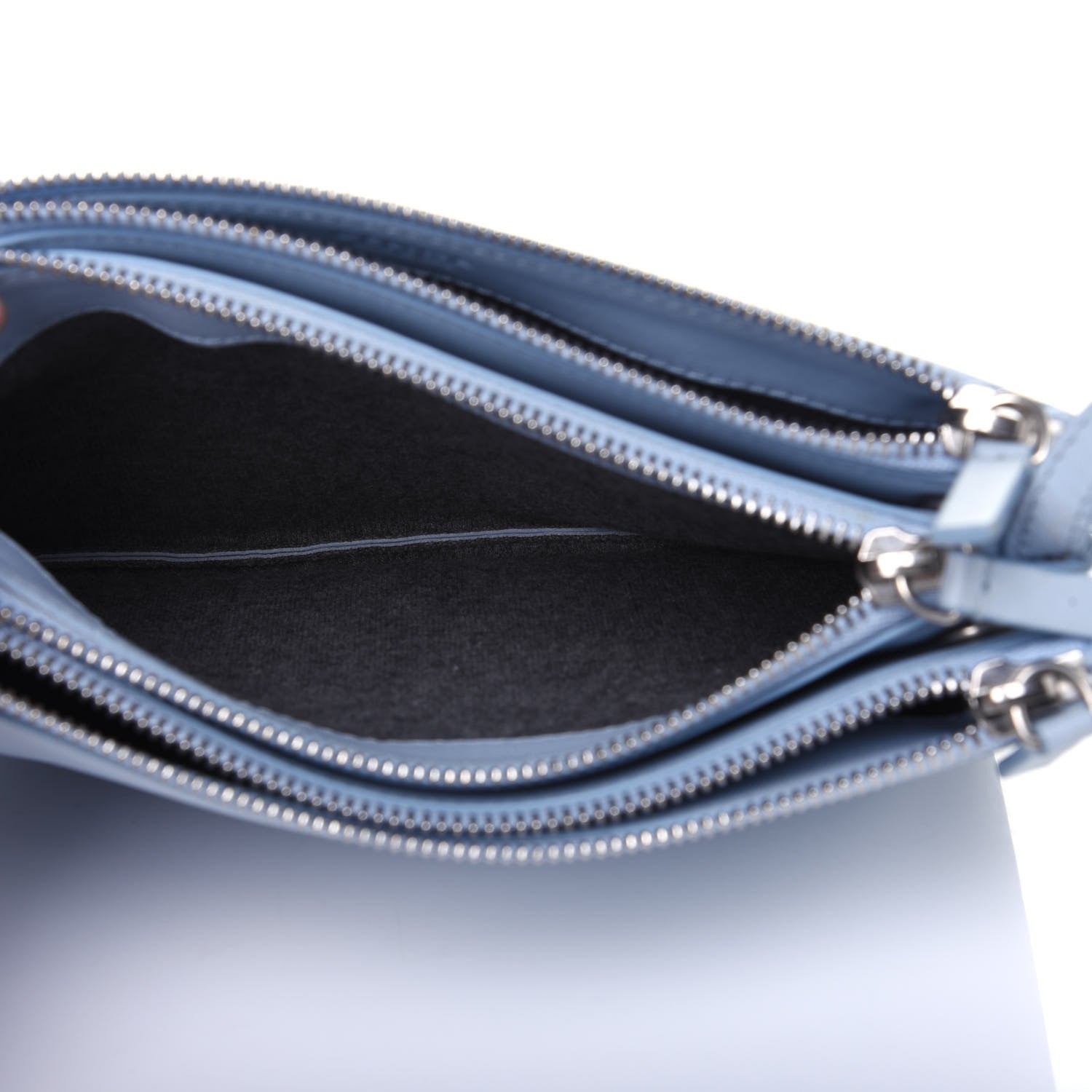Celine Lambskin Small Trio Crossbody Bag Lavender 6 of 20