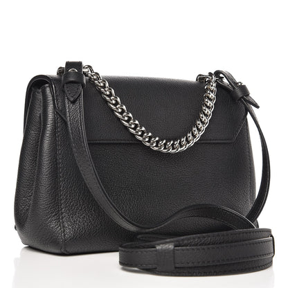 Louis Vuitton Calfskin Lockme II Chain Bag BB Black 3 of 6